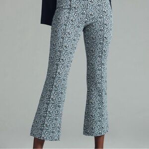 NEW Anthropologie Maeve The Margot Kick-Flare Cropped Pants Medium